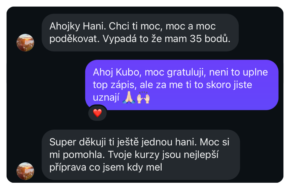 Recenze studenta – příprava na maturitu z matematiky online