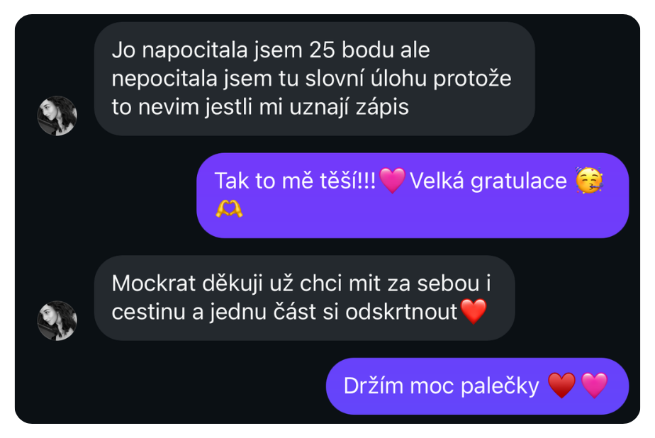 Recenze studentky – příprava na maturitu z matiky krok za krokem