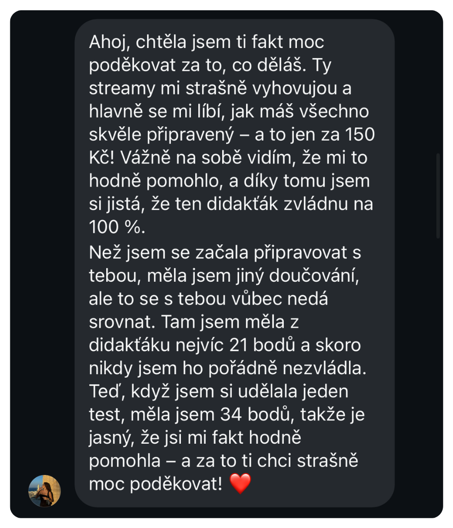 Recenze online přípravy na státní maturitu z matematiky