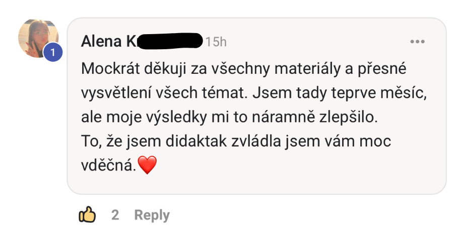 Zpráva od studentky po maturitě z matematiky – Matika s Hankou